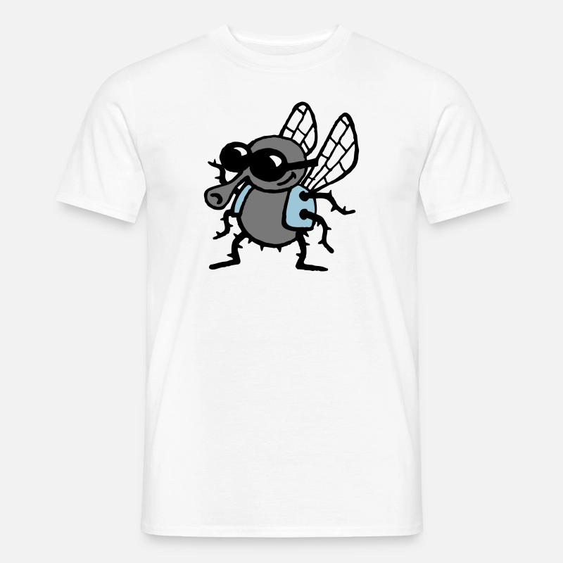 cool_fly_3c_white - Männer T-Shirt - Weiß
