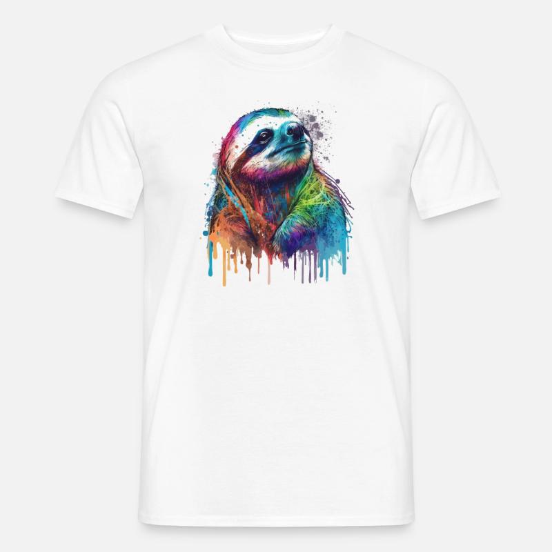Cool Sloth - Men’s T-shirt - white