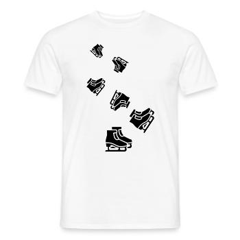 Symbole d’icône Inliner - T-shirt homme - blanc - Devant - AI Model Male 178 dark (178cm)