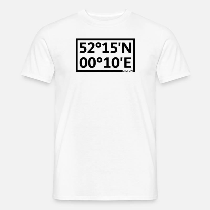 Milton Coordinates - Men's T-Shirt - white