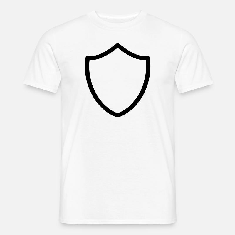 wappen schild - Männer T-Shirt - Weiß