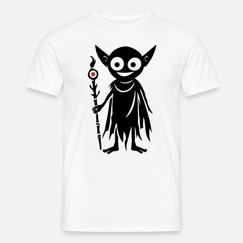 Goblin Ork - Männer T-Shirt - Weiß