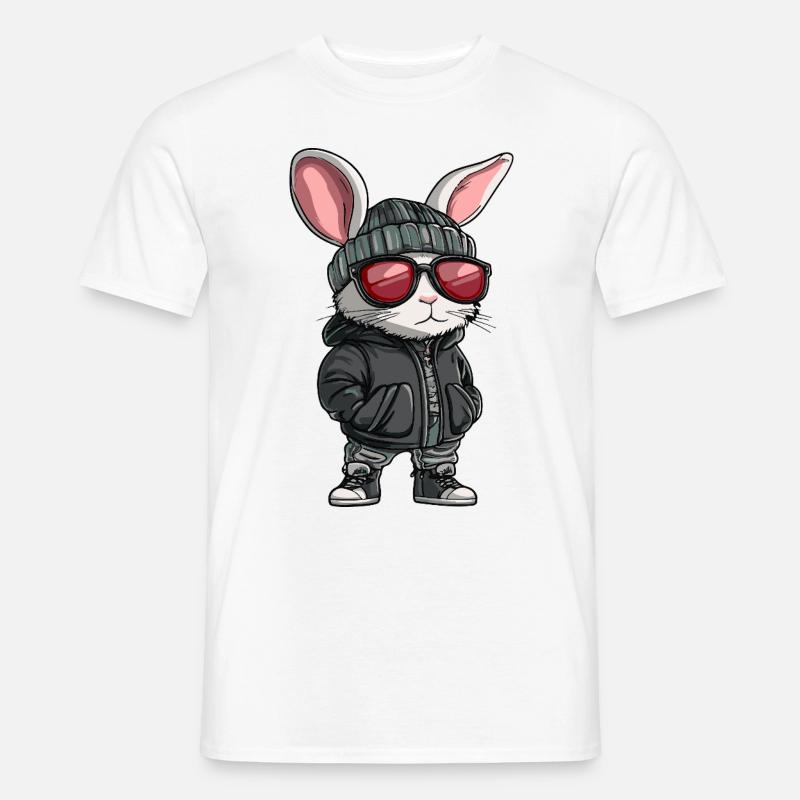 Bunny Cool Comic - Men's T-shirt - white