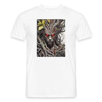 Spooky Plants 1.4 - Men's T-Shirt - white - Front - AI Model Male 178 dark (178cm)