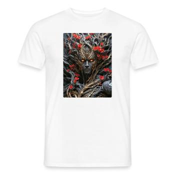 Spooky Plants 1.18 - Men's T-Shirt - white - Front - AI Model Male 178 dark (178cm)