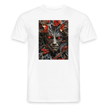 Spooky Plants 1.13 - Men's T-Shirt - white - Front - AI Model Male 178 dark (178cm)
