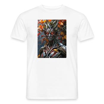Spooky Plants 1.9 - Men's T-Shirt - white - Front - AI Model Male 178 dark (178cm)