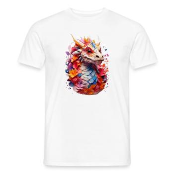 Dragon Dragon V1 24 11 - Men's T-Shirt - white - Front - AI Model Male 178 dark (178cm)