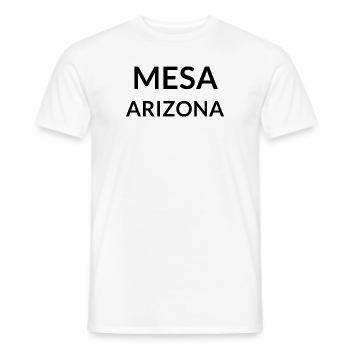 Mesa, Arizona, USA - Men's T-Shirt - white - Front - AI Model Male 178 dark (178cm)