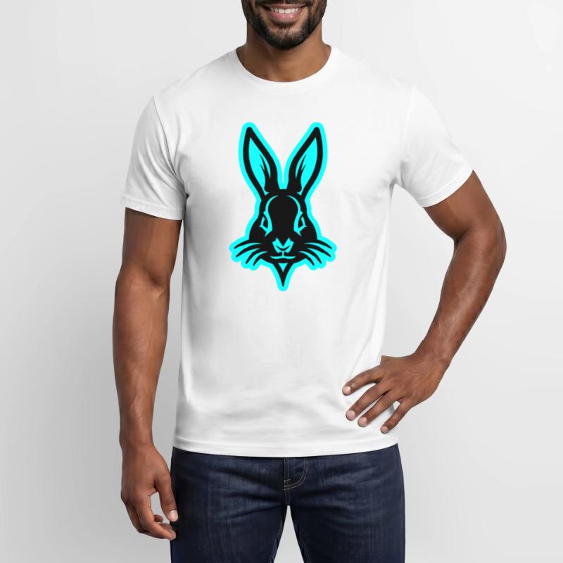 Bunny, Easter Bunny, Head Easter Men's T-shirt