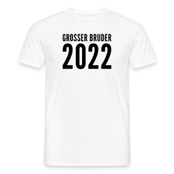 Grosser Bruder 2022 - Männer T-Shirt - Weiß - Vorne - AI Model Male 178 dark (178cm)