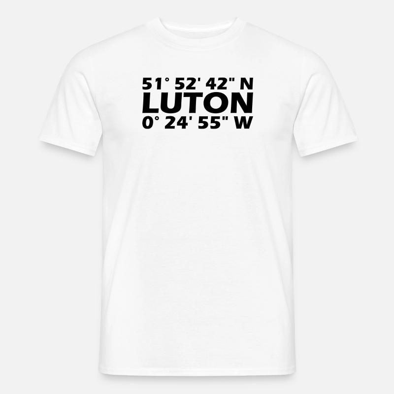 Luton Coordinates - Men’s T-shirt - white