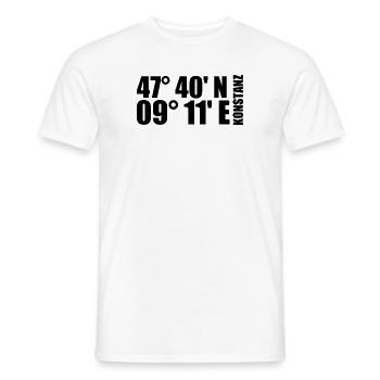 Constancy Coordinates - Men's T-Shirt - white - Front - AI Model Male 178 dark (178cm)