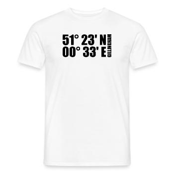 Gillingham Coordinates - Men's T-Shirt - white - Front - AI Model Male 178 dark (178cm)
