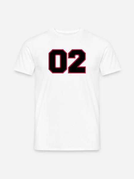 number02 - Men's T-Shirt - white