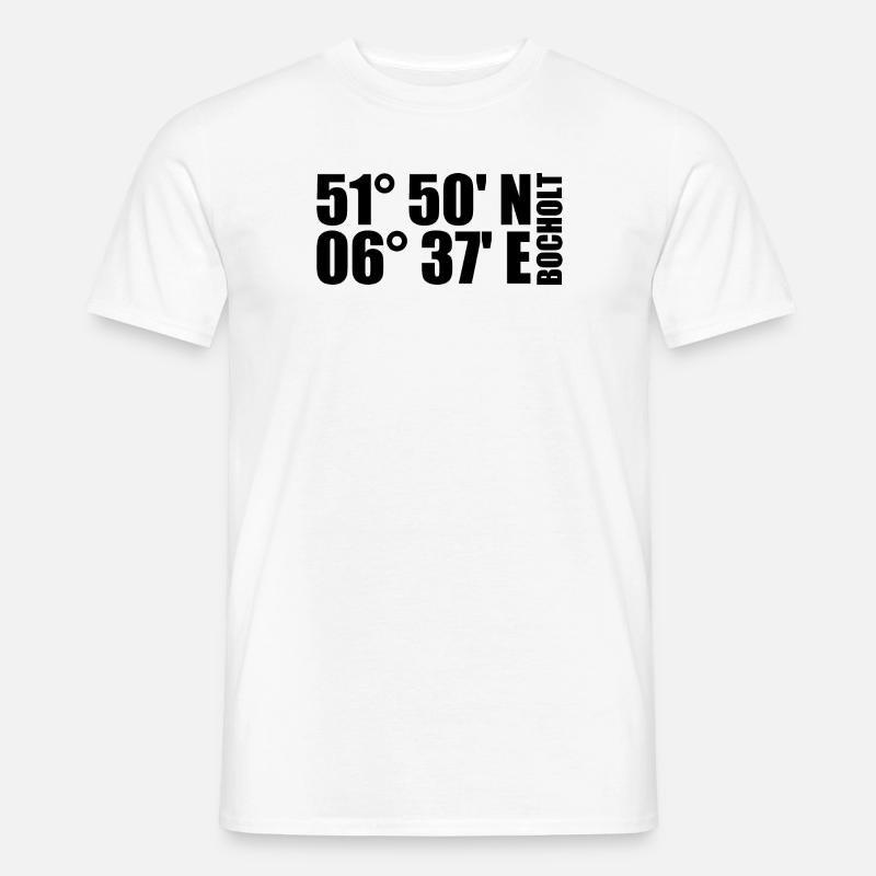 Bocholt coordinates - Men's T-Shirt - white