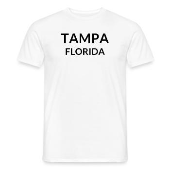 Tampa Florida USA - Männer T-Shirt - Weiß - Vorne - AI Model Male 178 dark (178cm)