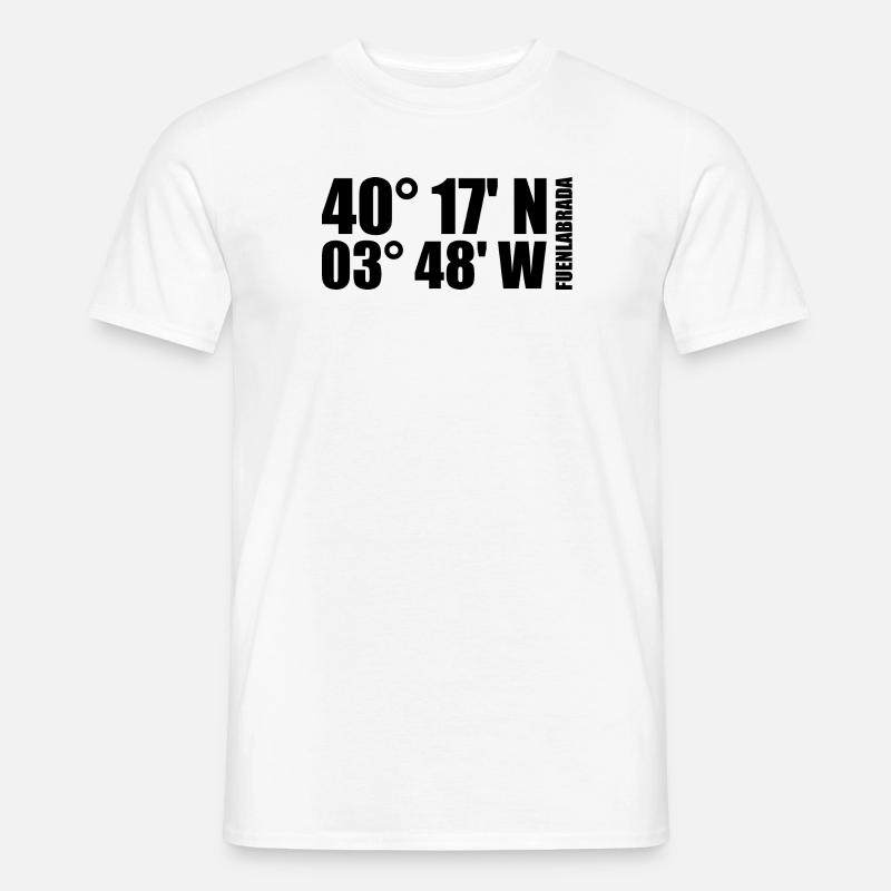 Fuenlabrada Coordinates - Men’s T-shirt - white