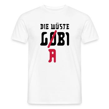 the desert g (o) (a) bilateral - Men's T-Shirt - white - Front - AI Model Male 178 dark (178cm)