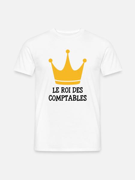Accountant / Accounting / Comptable / Comptabilité - Men's T-Shirt - white