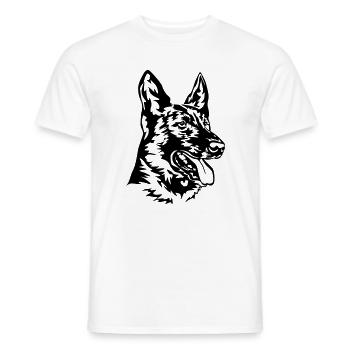 Hollandse Herdershond - Männer T-Shirt - Weiß - Vorne - AI Model Male 178 dark (178cm)