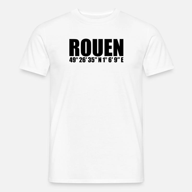 Rouen Coordinates - Men's T-Shirt - white