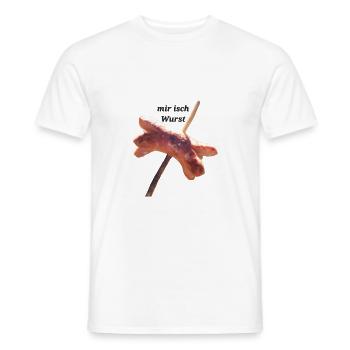 Mir isch Wurst - Männer T-Shirt - Weiß - Vorne - AI Model Male 178 dark (178cm)