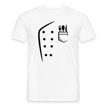 Work Profession Job Success Worker Career - Men's T-Shirt - white - Front - AI Model Male 178 dark (178cm)