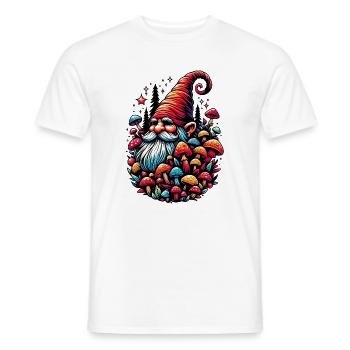 Gnome - Men's T-Shirt - white - Front - AI Model Male 178 dark (178cm)
