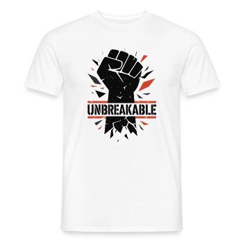 Unzerbrechliche Kraft  - Männer T-Shirt - Weiß - Vorne - AI Model Male 178 dark (178cm)