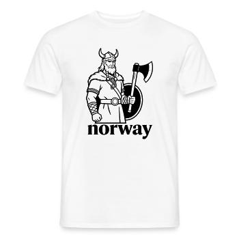Norwegen - Männer T-Shirt - Weiß - Vorne - AI Model Male 178 dark (178cm)
