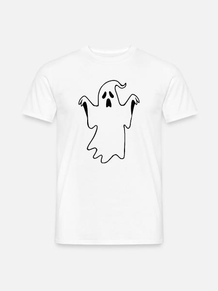 Halloween Gespenst Halloween T-shirt Geschenk  - Männer T-Shirt - Weiß