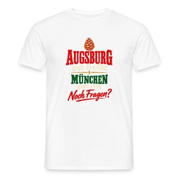 Augsburg 15 v Chr München 1158 - Männer T-Shirt - Weiß - Vorne - AI Model Male 178 dark (178cm)