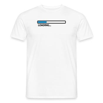 loading_2c - T-shirt uomo - bianco - Fronte - AI Model Male 178 dark (178cm)