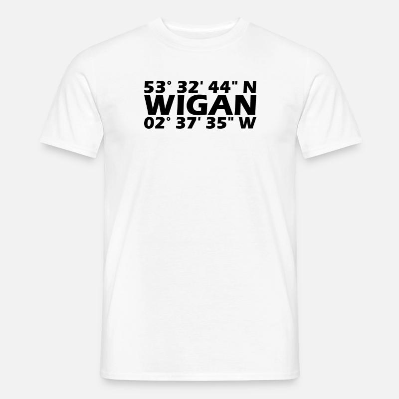 Wigan Coordinates - Men's T-Shirt - white