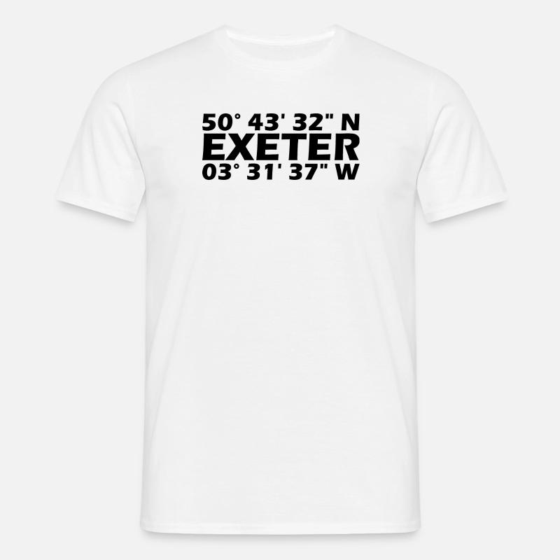 Exeter Coordinates - Men's T-Shirt - white