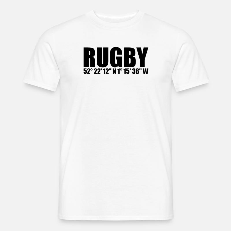 Rugby coordinates - Men’s T-shirt - white