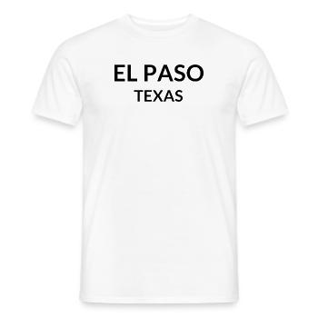 El Paso Texas USA - Männer T-Shirt - Weiß - Vorne - AI Model Male 178 dark (178cm)