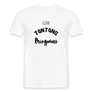 Die Tontons- Under-Helfer! 🍻🥂🥃🍾 - Männer T-Shirt - Weiß - Vorne - AI Model Male 178 dark (178cm)