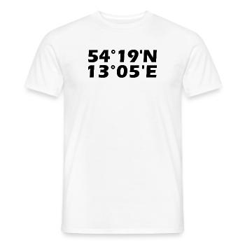 Stralsund coordinates - Men's T-Shirt - white - Front - AI Model Male 178 dark (178cm)