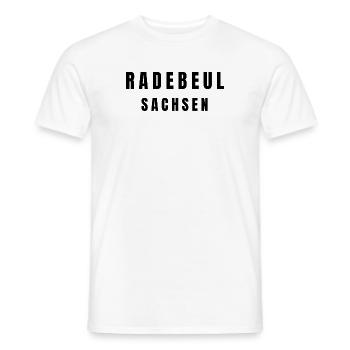 Radebeul Sachsen - Männer T-Shirt - Weiß - Vorne - AI Model Male 178 dark (178cm)