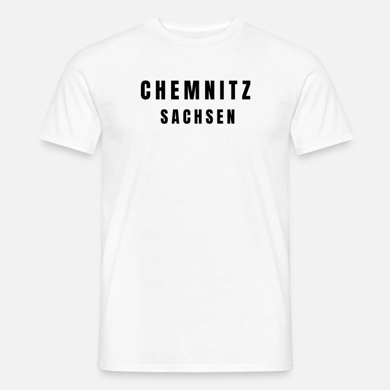 Chemnitz⁠ Sachsen - Männer T-Shirt - Weiß