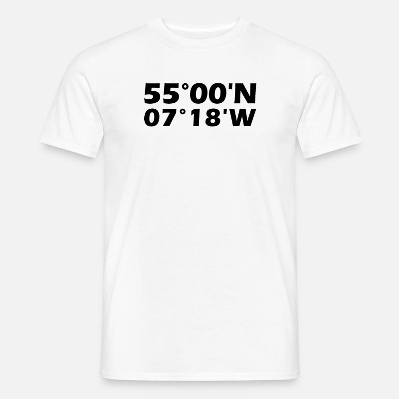 Derry coordinates - Men's T-shirt - white