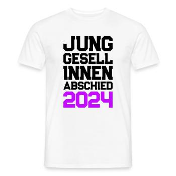 Hen Party 2024 Hen - Men's T-Shirt - white - Front - AI Model Male 178 dark (178cm)