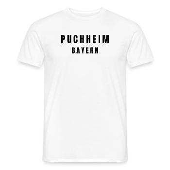 Puchheim, Bavaria - Men's T-Shirt - white - Front - AI Model Male 178 dark (178cm)