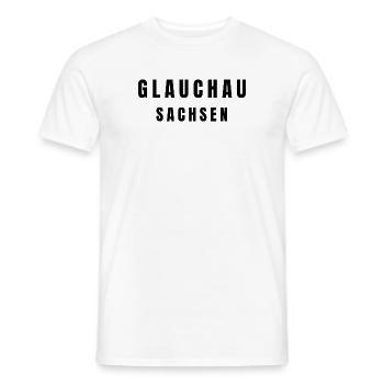 Glauchau Sachsen - Männer T-Shirt - Weiß - Vorne - AI Model Male 178 dark (178cm)