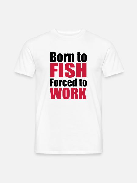 fish - Men's T-Shirt - white