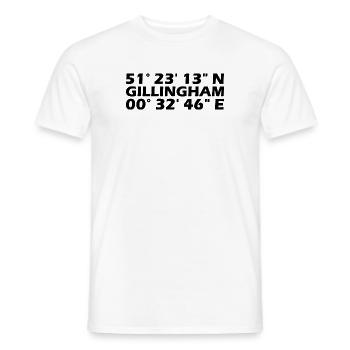 Gillingham Coordinates - Men's T-Shirt - white - Front - AI Model Male 178 dark (178cm)