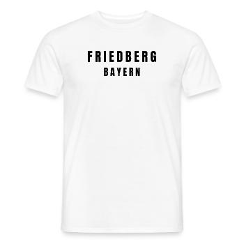 Friedberg Bayern - Männer T-Shirt - Weiß - Vorne - AI Model Male 178 dark (178cm)