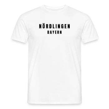 Nördlingen Bayern - Männer T-Shirt - Weiß - Vorne - AI Model Male 178 dark (178cm)